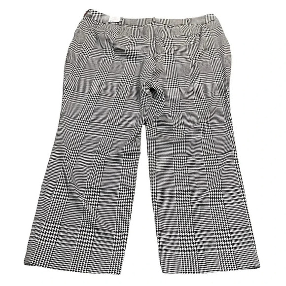 Lane Bryant Houndstooth Check Straight Leg Trousers - Picture 5 of 6